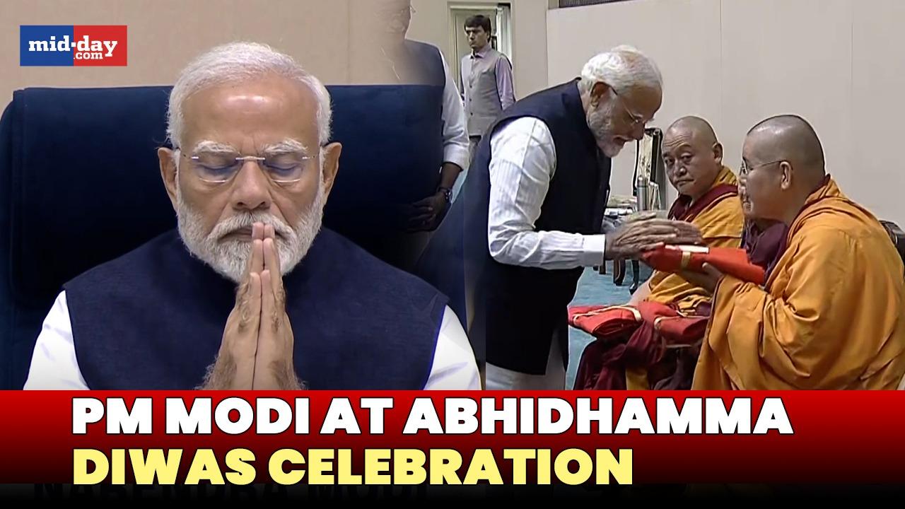 PM Modi participates in the celebration of International Abhidhamma Divas