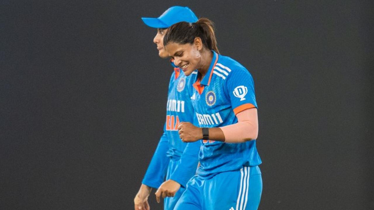 Radha Yadav stars in India's 59-run win over NZ in first women's ODI