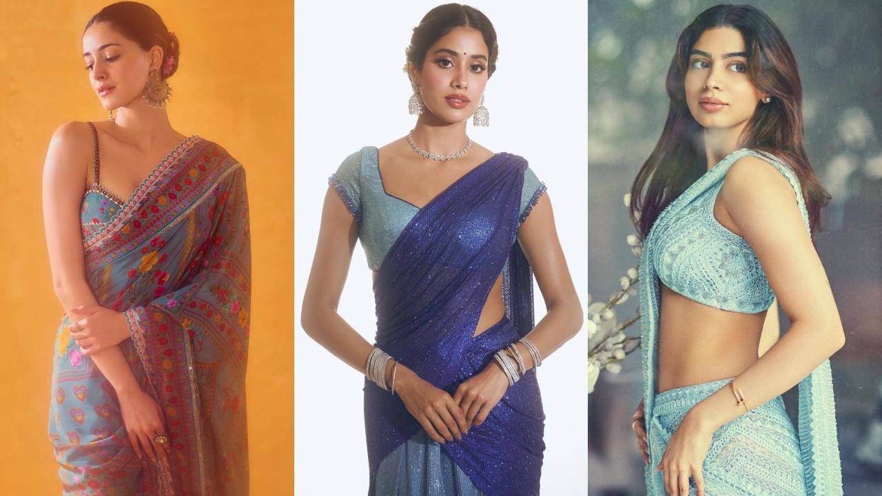 Janhvi's stylish lehenga to Ananya's embroidered saree, pick your perfect look