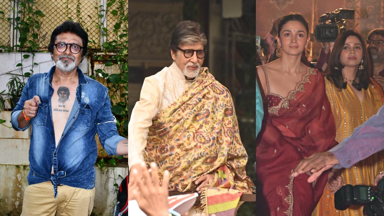 Spotted in the city: Amitabh's birthday celebration; Bollywood attend Durga puja