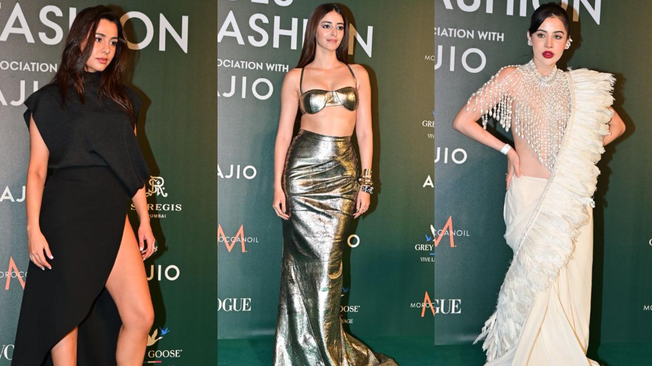 In Pics: Ananya Panday, Tania Shroff, Sonali Bendre stun at fashion event