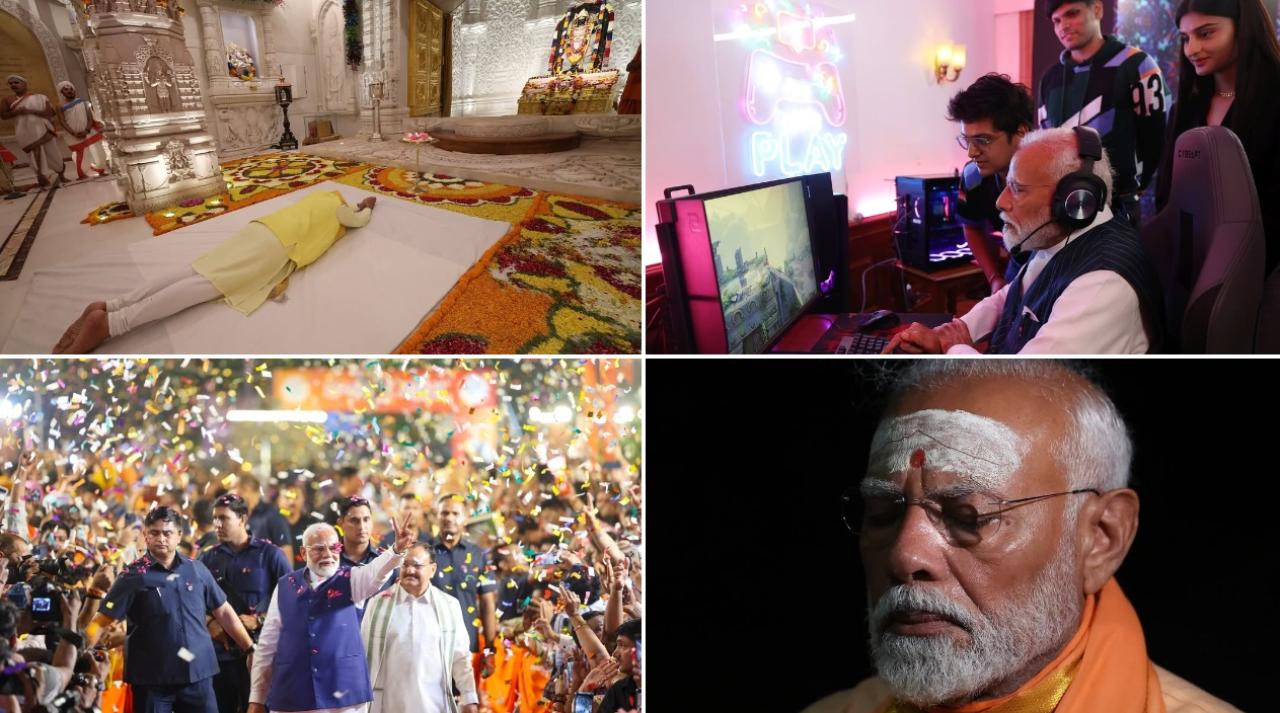 In Photos: PM Modi reflects on 2024’s defining moments