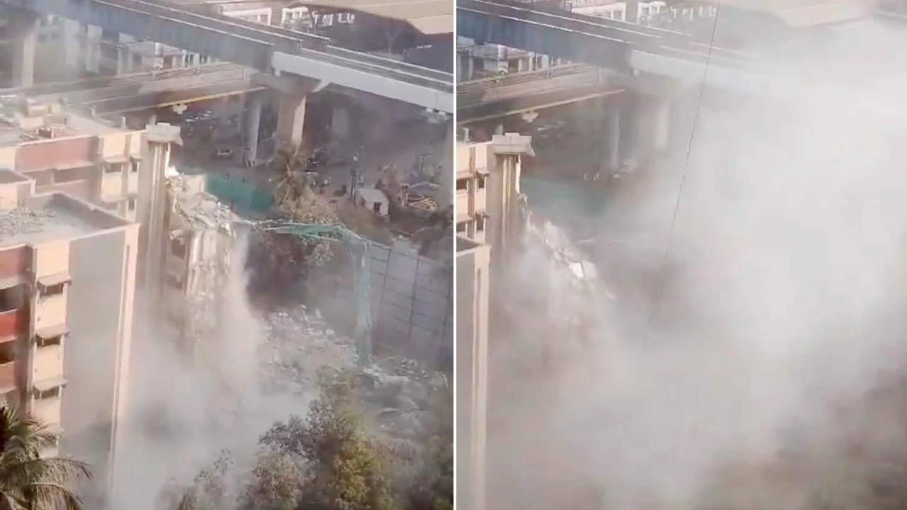 Residents left choking and gasping after builder explodes dust bomb in Andheri