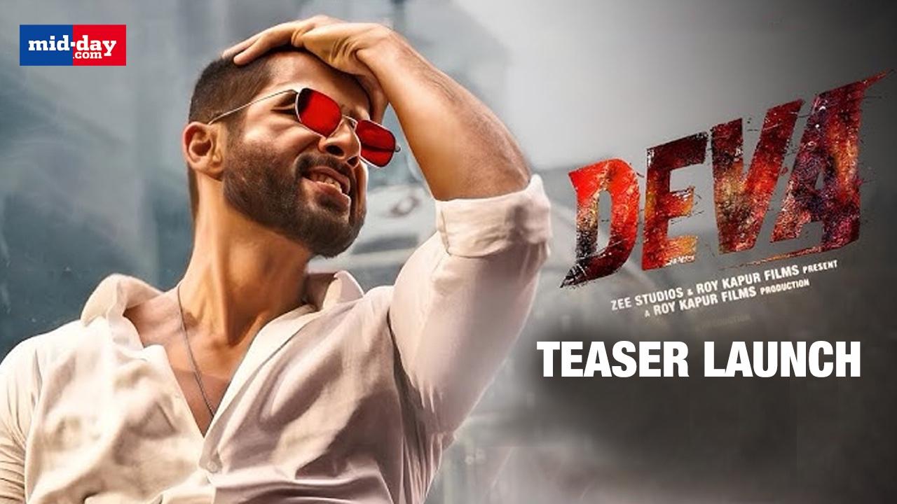 Deva Teaser Launch: Shahid Kapoor's Dashing Appearance Steals the Show