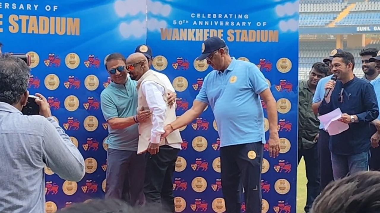 Gavaskar, Kambli honoured at MCA’s 50th anniversary celebrations at Wankhede