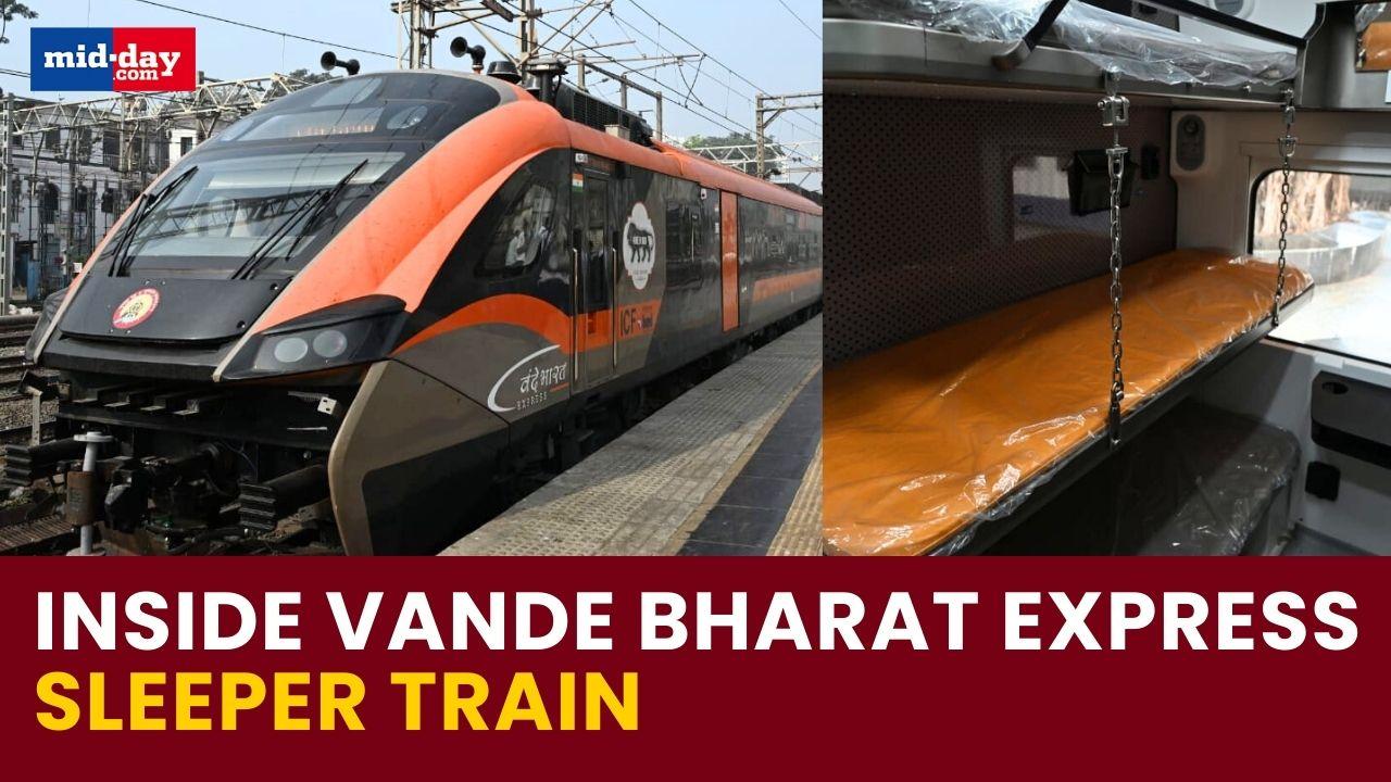 Vande Bharat sleeper train undertakes first trial in Mumbai - WATCH