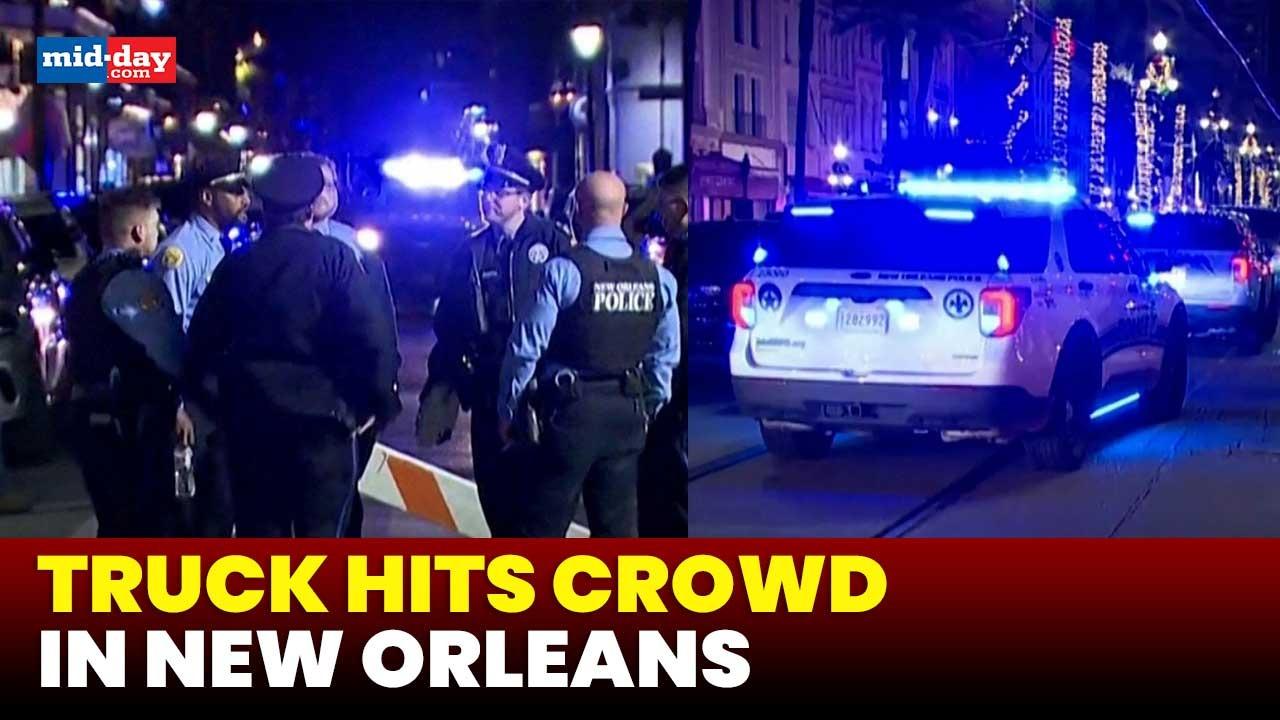 Truck rams into crowd in New Orleans, 10 killed, 30 injured; Driver fired