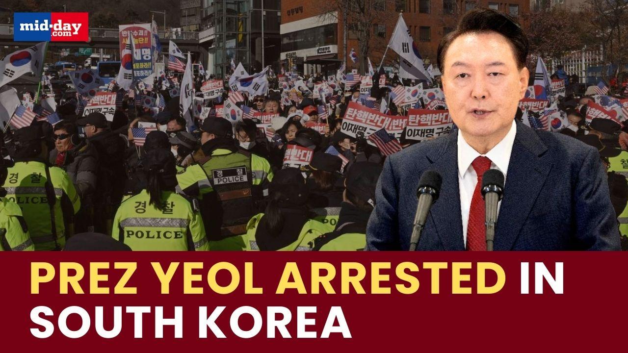 South Korean authorities arrest impeached President Yoon Suk Yeol amid protests