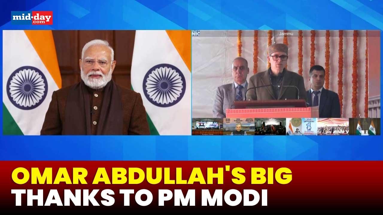 Omar Abdullah thanks PM Modi for Jammu Railway Division inauguration