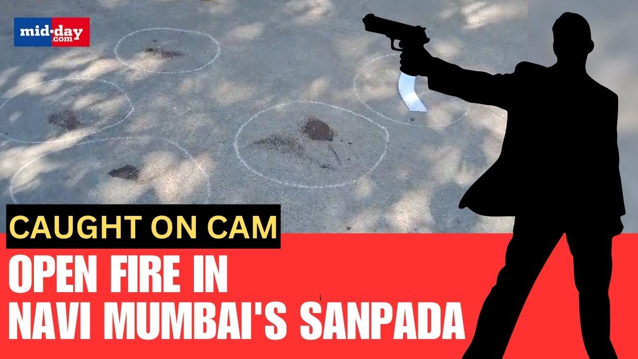 Caught on cam: Unidentified Gunmen Open Fire in Sanpada, One Injured