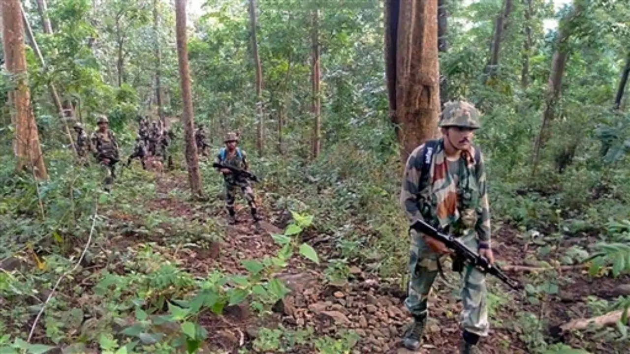 Chhattisgarh: Naxals blow up vehicle of security personnel with IED