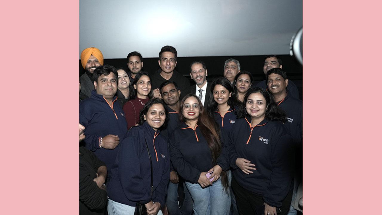 Sparsh CCTV Hosts Sonu Sood for a Special Screening of “Fateh” at Select City Walk, Delhi